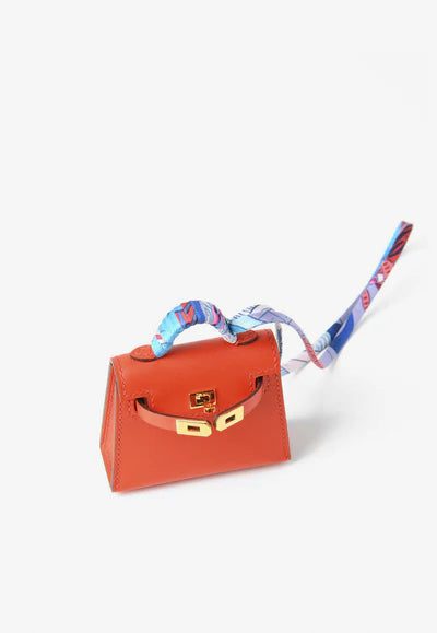 Hermès Kelly Twilly Bag Charm with Printed Silk Strap bag - Image 3