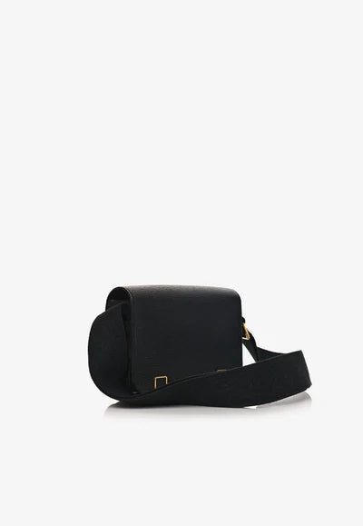 Hermès Geta Shoulder Bag in Black Chèvre Mysore with Gold Hardware bag - Image 3