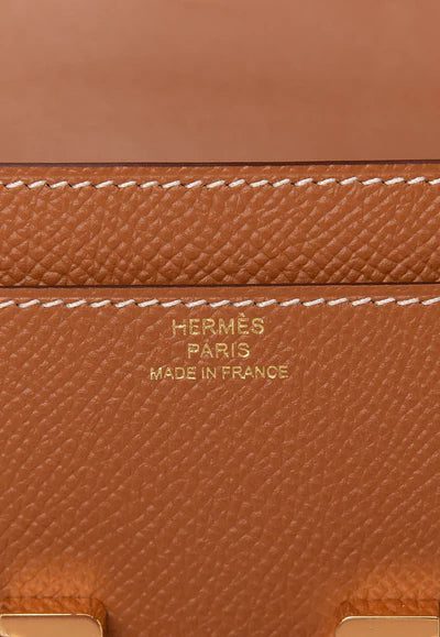 Hermès Constance To Go Wallet in Gold Epsom with Gold Hardware bag - Image 3