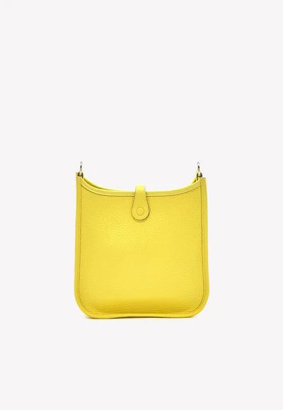 Hermès Mini Evelyne 16 in Lime Taurillon Clemence with Palladium Hardware bag - Image 2