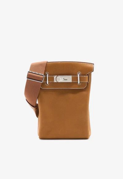 Hermès Hac A Dos PM Backpack in Fauve Barenia Faubourg with Palladium Hardware bag