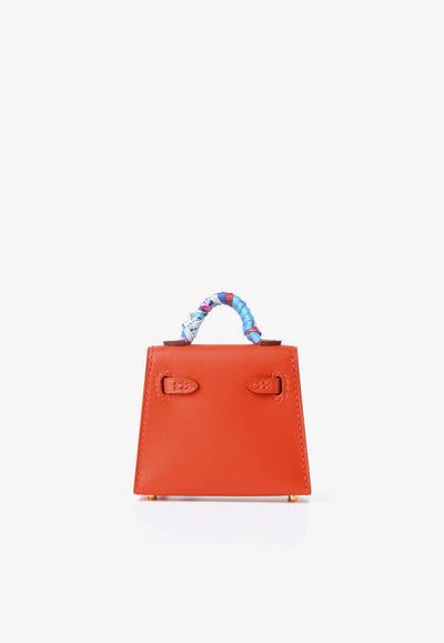 Hermès Kelly Twilly Bag Charm with Printed Silk Strap bag - Image 4