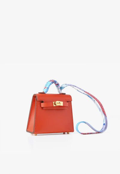 Hermès Kelly Twilly Bag Charm with Printed Silk Strap bag - Image 2