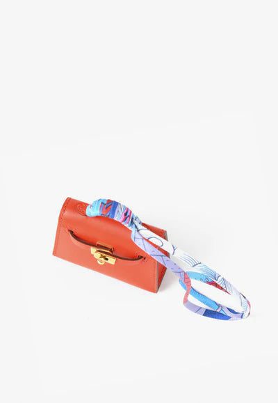 Hermès Kelly Twilly Bag Charm with Printed Silk Strap bag - Image 5
