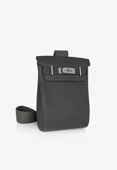 Hermès Hac A Dos PM Backpack in Vert de Gris Togo with Palladium Hardware bag - Image 2