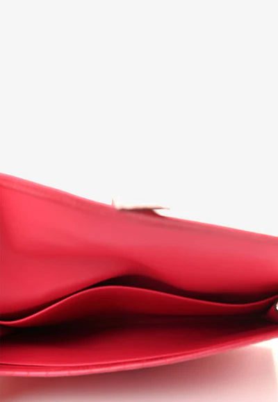 Hermès Jige Duo Clutch in Framboise Matte Alligator bag - Image 5