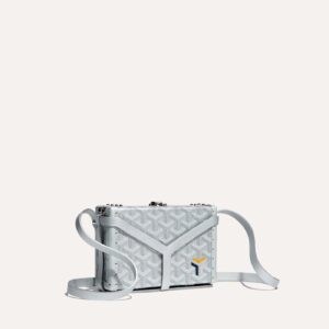 Goyard Minaudière Trunk Bag - Silver Limited Edition