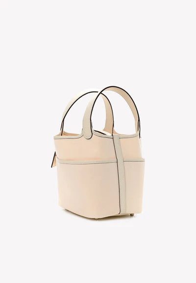 Hermès Picotin Lock 18 Cargo in Nata Goeland and Swift with Palladium Hardware bag - Image 2