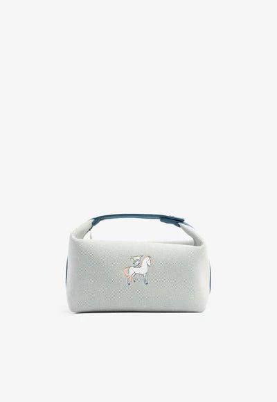 Hermès Large Bride-a-Brac Cabriole Pouch in Canvas bag