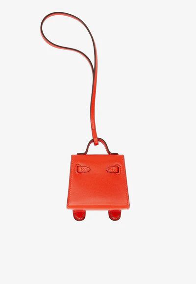 Hermès Kelly Quelle Idole Bag Charm in Capucine, Jaune De Naples, Vert Vertigo and Zanzibar Tadelakt and Chèvre Mysore bag - Image 2