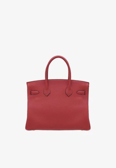 Hermès Birkin 30 in Rouge Grenat Togo Leather with Gold Hardware bag - Image 3