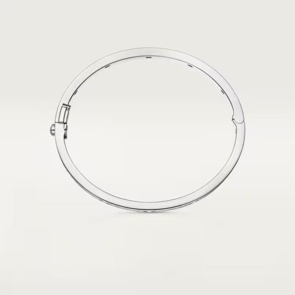 Cartier LOVE bracelet, classic model, paved, 12 diamonds - Image 5