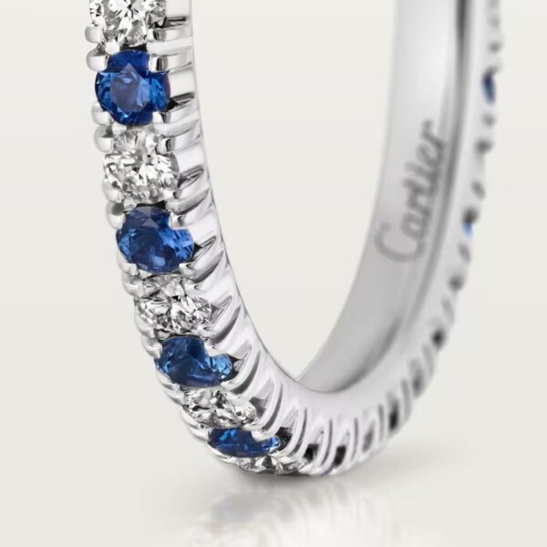 Cartier Etincelle de Cartier wedding band, 2 mm width, paved - Image 4