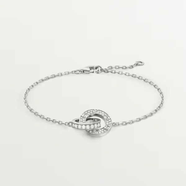 Cartier  LOVE bracelet, on chain, paved - Image 5