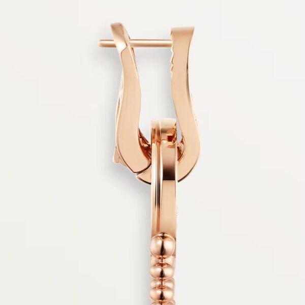 Cartier Agrafe earrings, half-paved - Image 4
