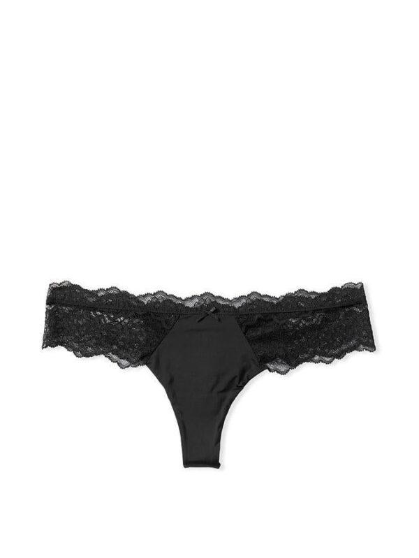 Victoria's Secret Floral Lace Thong Panty - Image 2