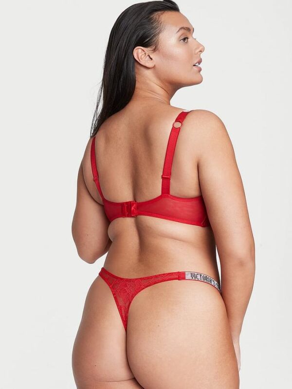 Victoria's Secret Shine Strap Lace Thong Panty - Image 2