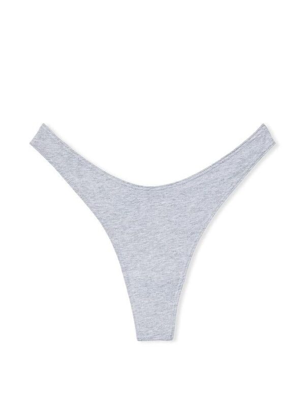 Victoria's Secret Stretch Cotton High Leg Thong Panty - Image 2
