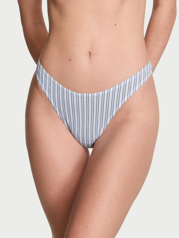 Victoria's Secret Stretch Cotton High-Leg Scoop Thong Panty