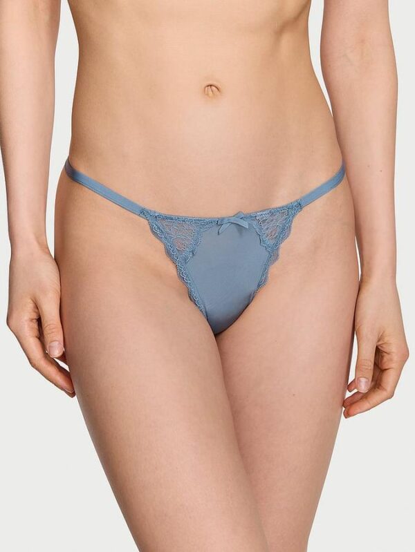 Victoria's Secret Lace-Trim V-String Panty