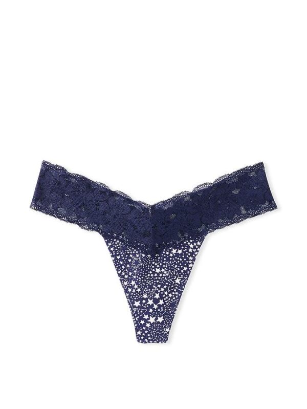 Victoria's Secret Everyday Lace Trim Thong Panty - Image 3