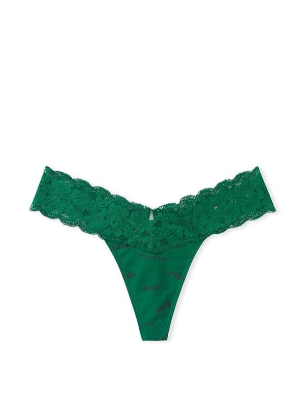 Victoria's Secret Everyday Lace Trim Thong Panty - Image 3