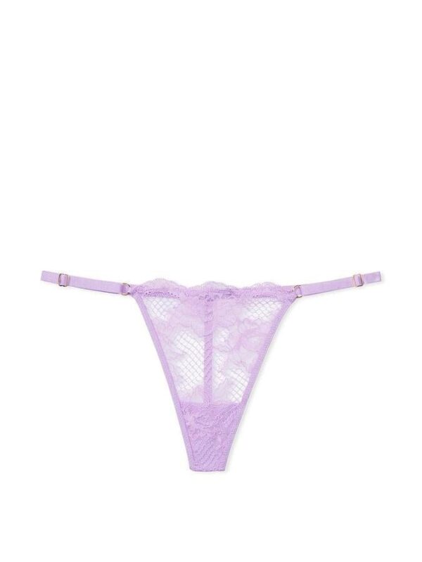 Victoria's Secret Fishnet Lace V-String Panty - Image 2
