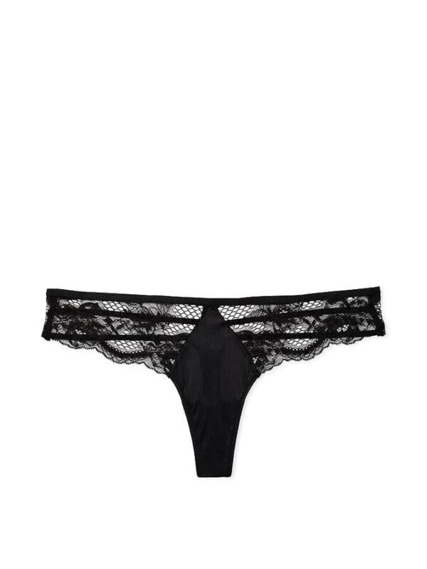Victoria's Secret Lace-Trim Thong Panty - Image 2
