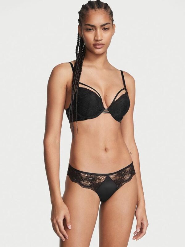 Victoria's Secret Lace-Trim Thong Panty