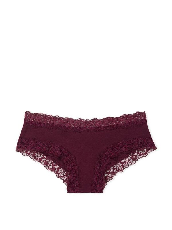 Victoria's Secret  Lace-Waist Cotton Cheeky Panty - Image 3