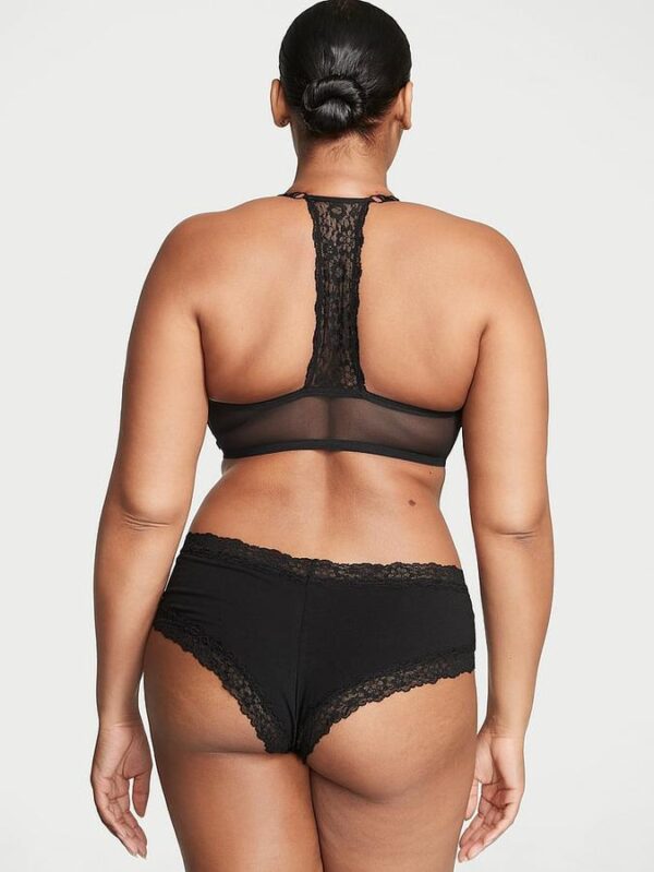 Victoria's Secret Lace-Waist Cotton Cheeky Panty - Image 2