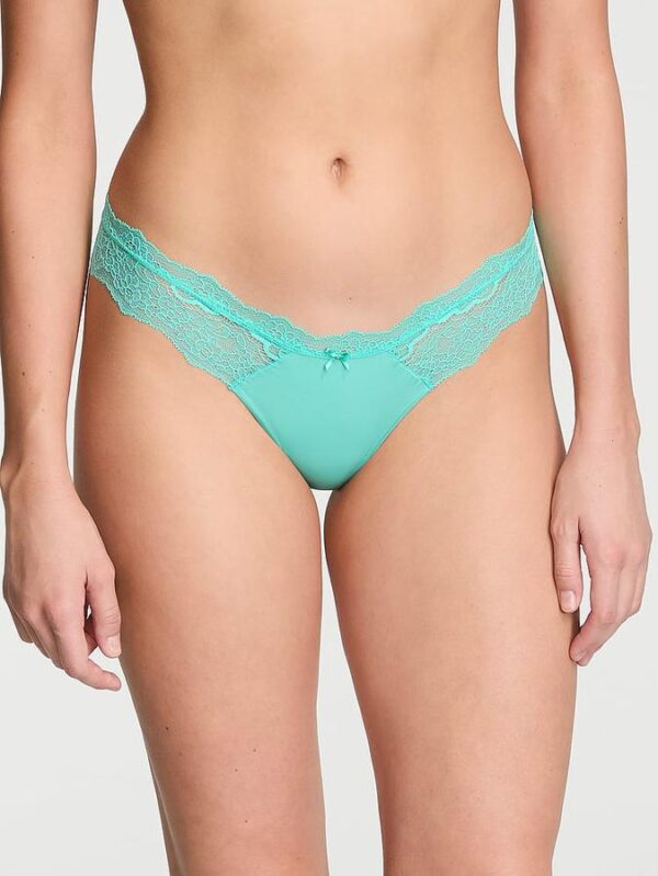Victoria's Secret Lace-Trim Thong Panty