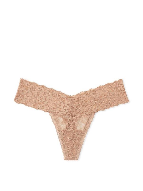 Victoria's Secret Posey Lace Thong Panty - Image 2