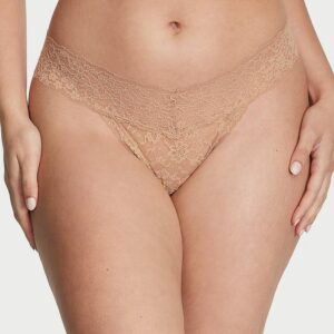 Victoria's Secret Posey Lace Thong Panty