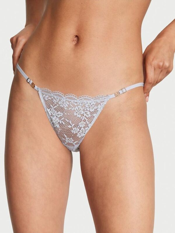 Victoria's Secret Lace Adjustable String Bikini Panty - Image 3