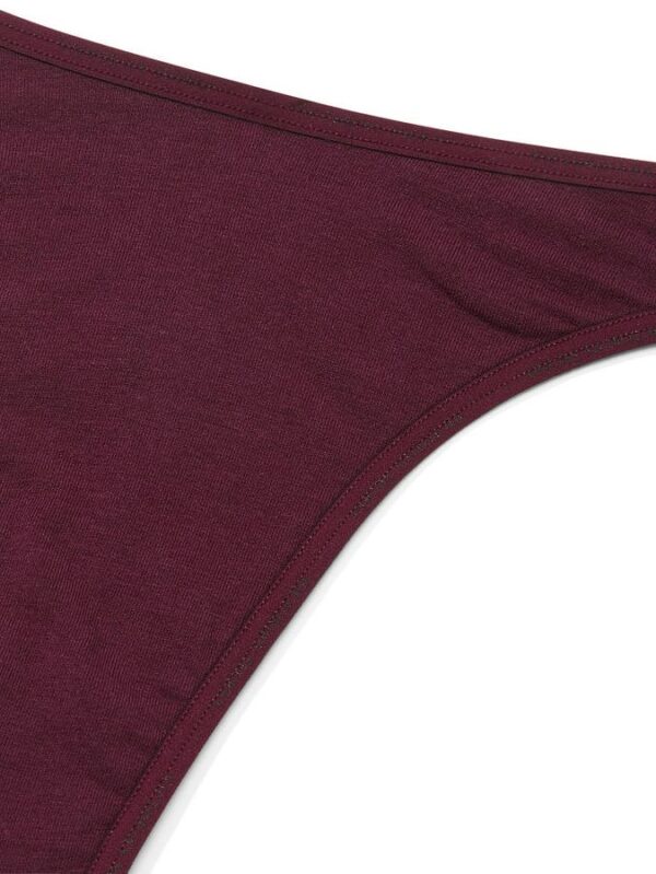 Victoria's Secret Mini Logo Cotton High-Leg Scoop Thong Panty - Image 3