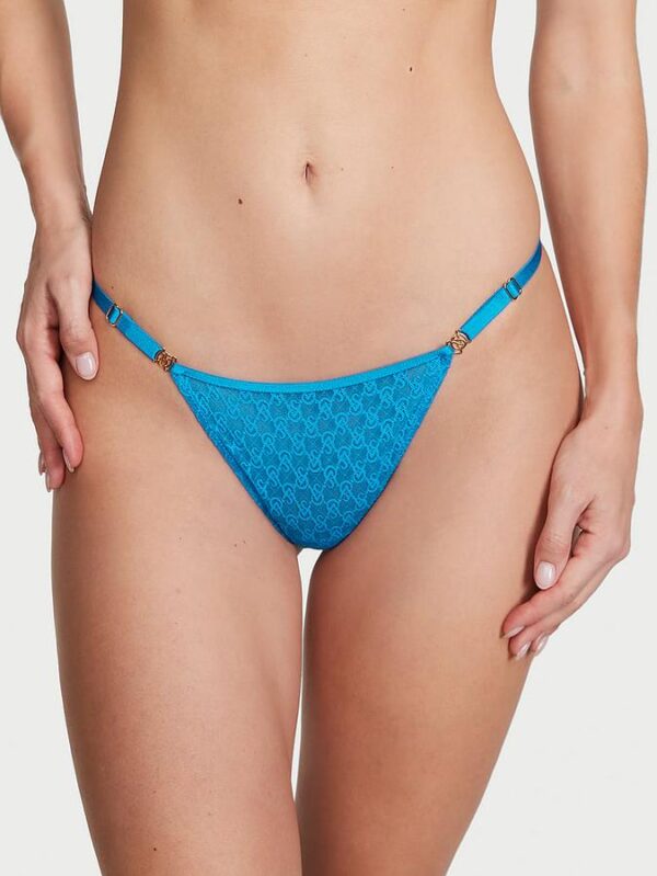 Victoria's Secret Icon by Victoria's Secret Icon Lace Adjustable Thong Panty
