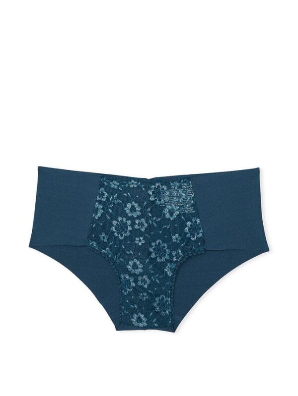 Victoria's Secret Shimmer Lace-Inset No-Show Cheeky Panty - Image 3