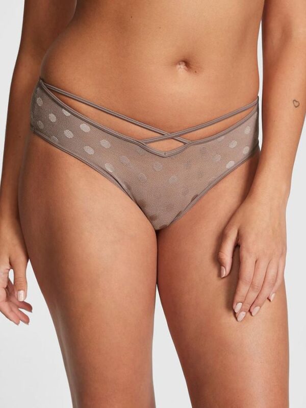 Victoria's Secret DOT MESH CHEEKSTER PANTY