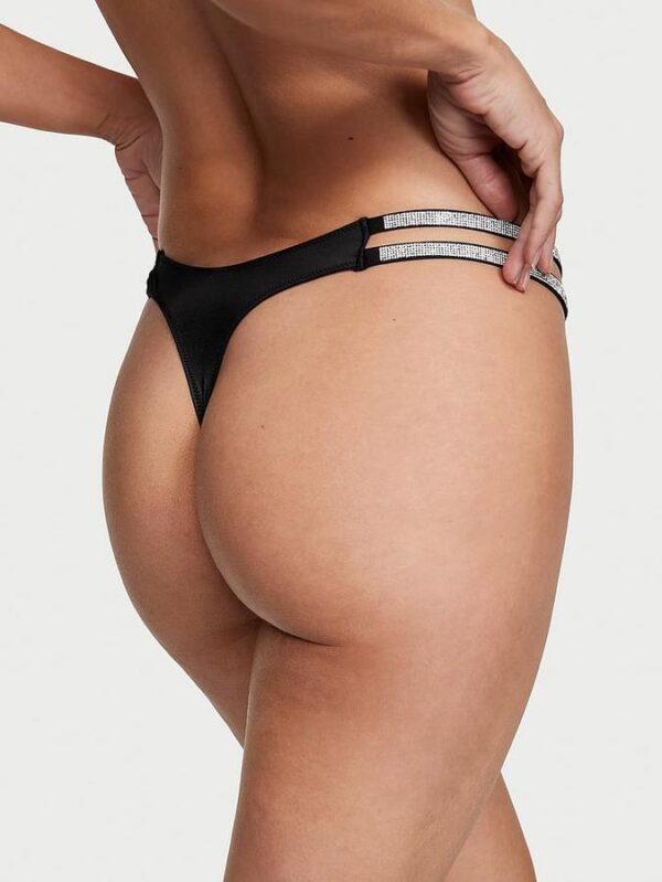Victoria's Secret  Double Shine Strap Smooth Thong Panty - Image 2