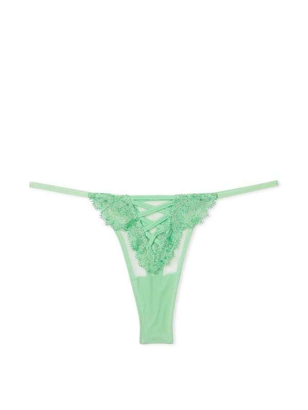 Victoria's Secret Boho Floral Embroidery Thong Panty - Image 2