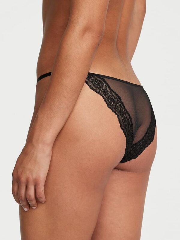 Victoria's Secret Lace & Mesh String Bikini Panty - Image 2