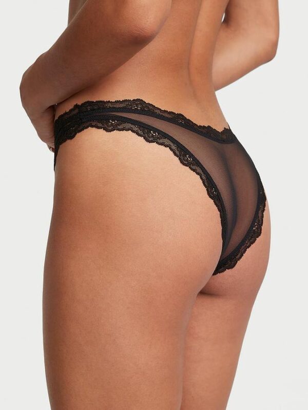 Victoria's Secret Lace & Mesh Brazilian Panty - Image 2
