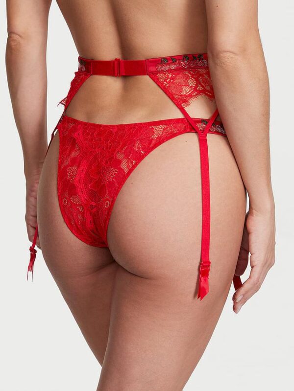 Victoria's Secret Shine Strap Lace Garter Belt - Image 2