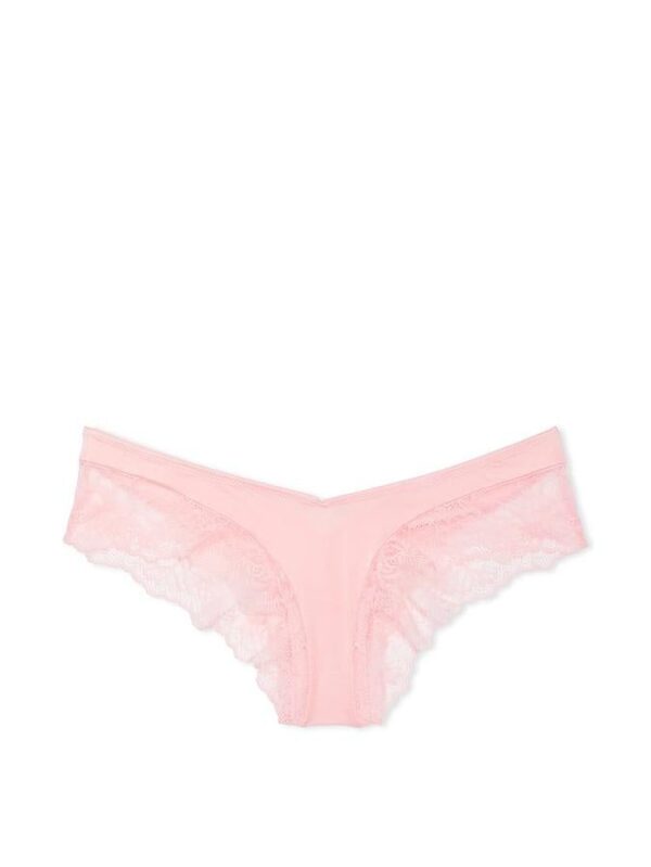 Victoria's Secret Rose Lace-Trim High-Leg Cheeky Panty - Image 3