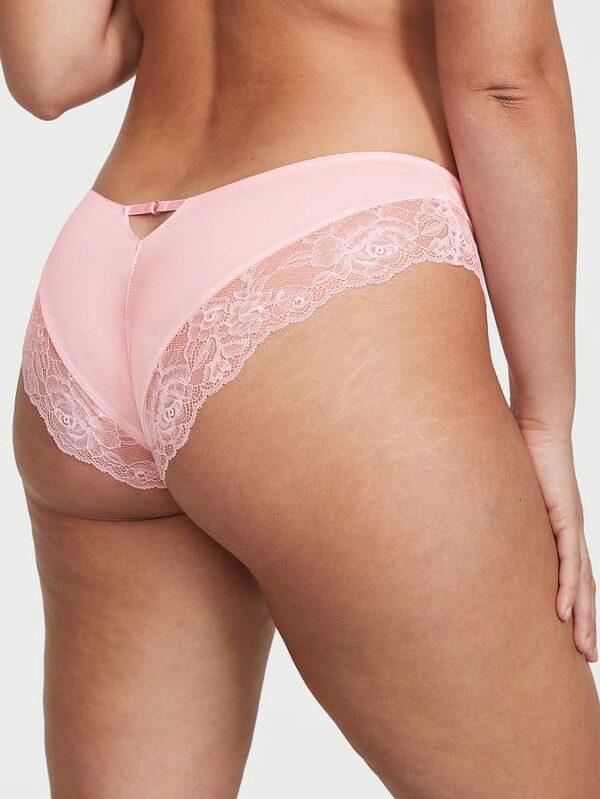 Victoria's Secret Rose Lace-Trim High-Leg Cheeky Panty - Image 2