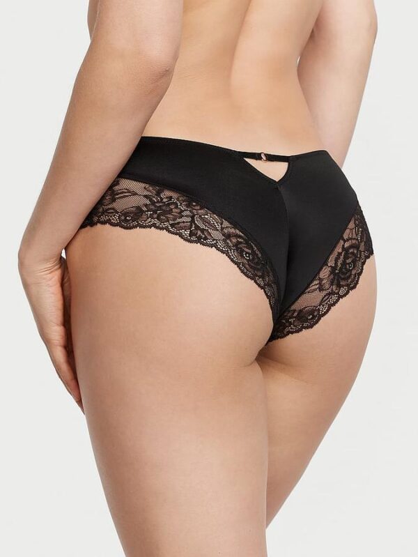 Victoria's Secret Rose Lace-Trim High-Leg Cheeky Panty - Image 2