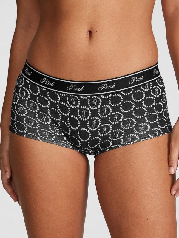 Victoria's Secret Logo Cotton Boyshort Panty