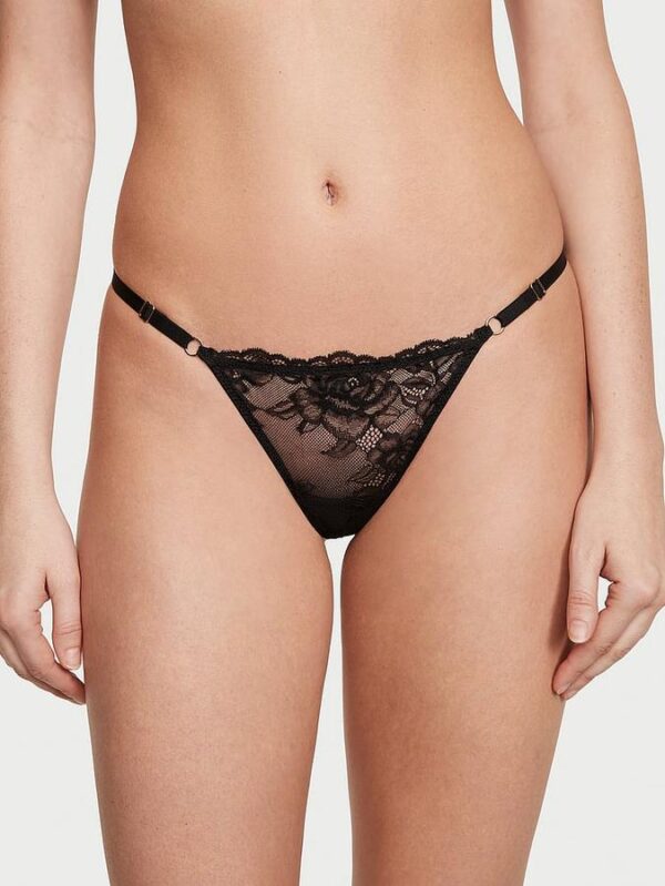 Victoria's Secret Lace Adjustable V-String Panty - Image 2