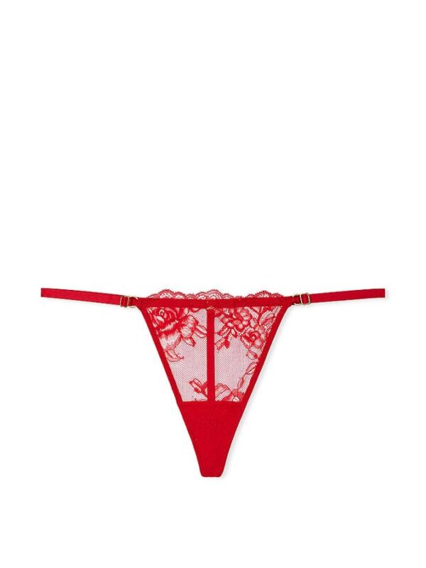 Victoria's Secret  Lace Adjustable V-String Panty - Image 2